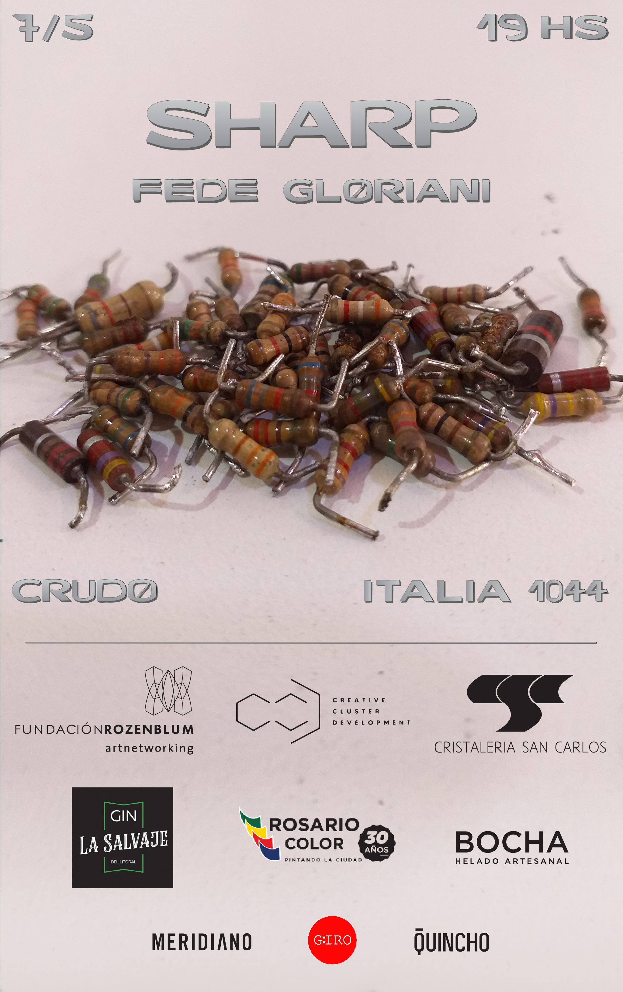 Flyer Sharp de Federico Gloriani