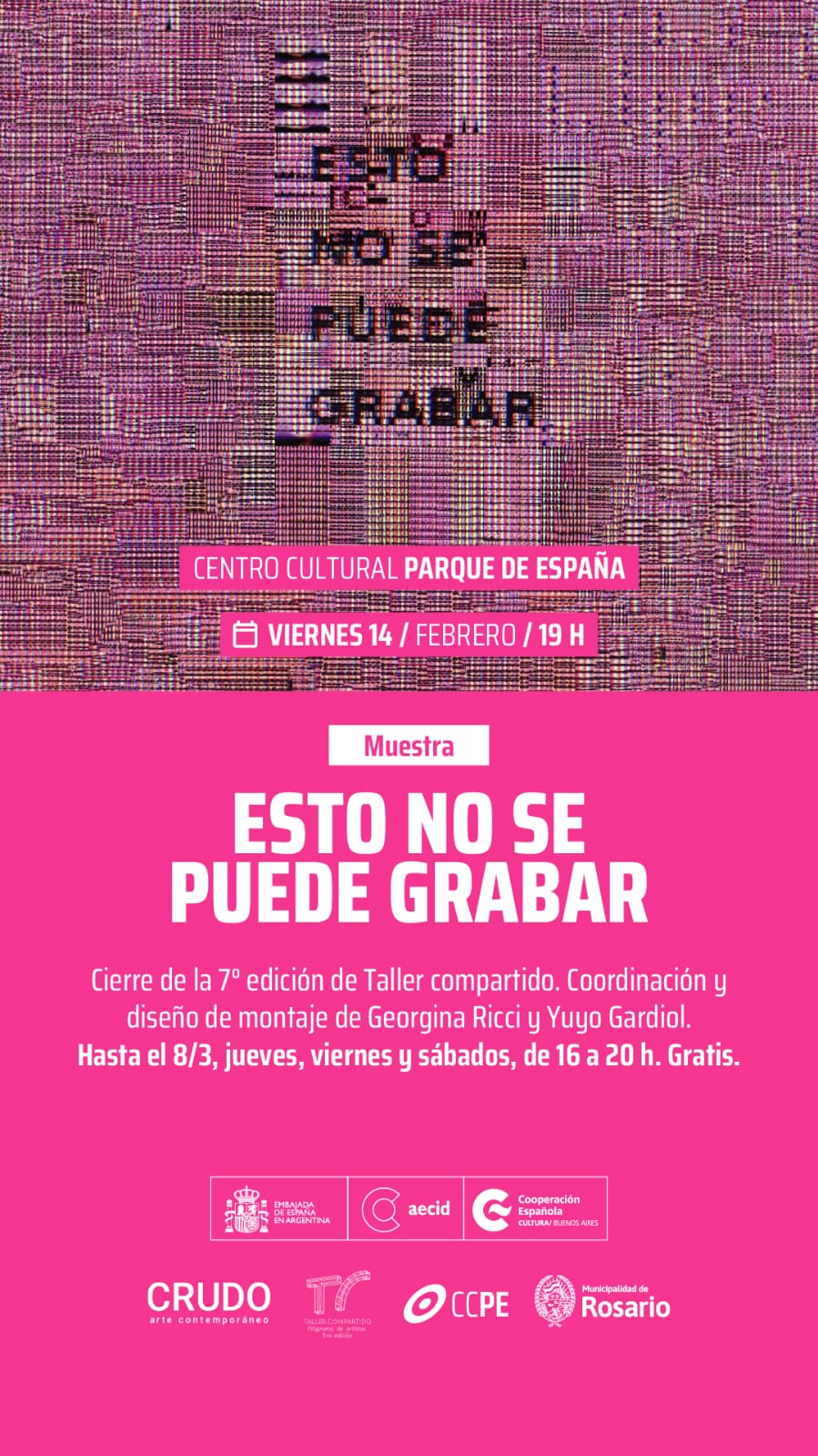 Flyer esto no se puede grabar - CCPE - CRUDO