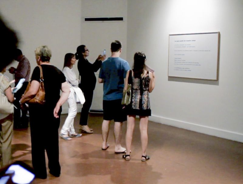 Lo que quedó de nuestro amor Performance. Museo Juan B. Castagnino. Premio Institucional FNA en el LXIX Salón Nacional de Rosario.