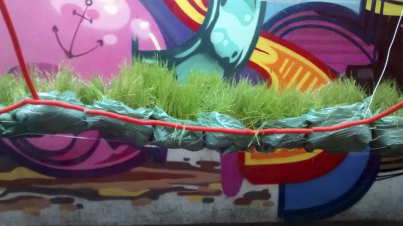 Un campo de trigo Proyecto + Instalación. Panal 361, Buenos Aires.