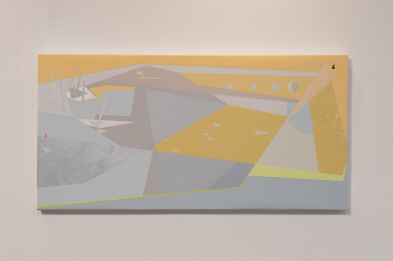 Sin título Acrílico sobre tela. 40 x 80 cm. 2024