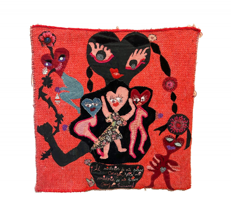 Bordado sobre trapo de piso. 52 x 49 cm. 2013