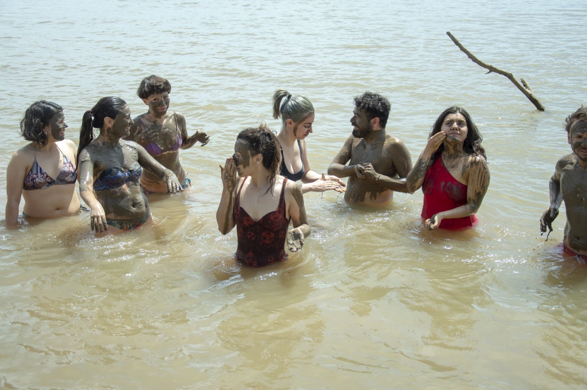 Actividad en la isla con Eduardo Basualdo.