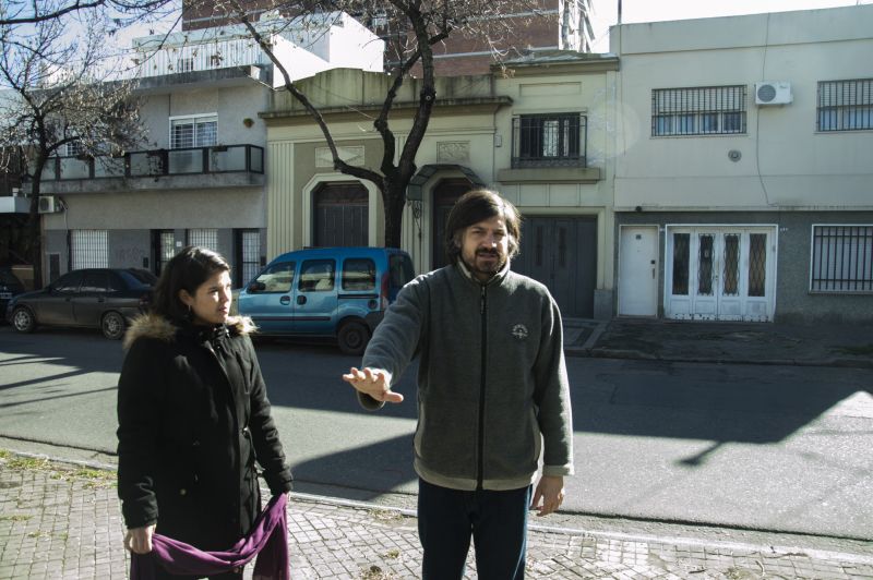 Encuentro con Leopoldo Estol - Actividad en la vía pública.