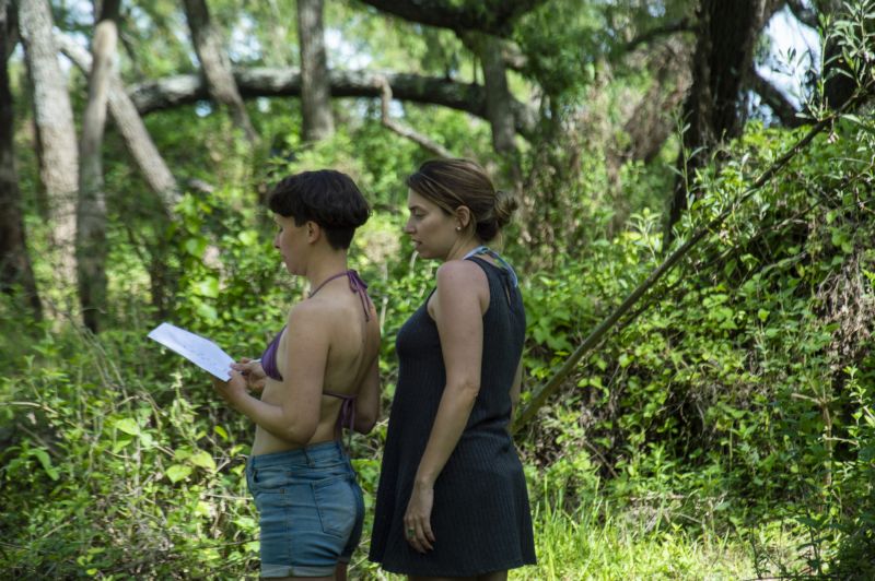 Actividad en la isla con Eduardo Basualdo.