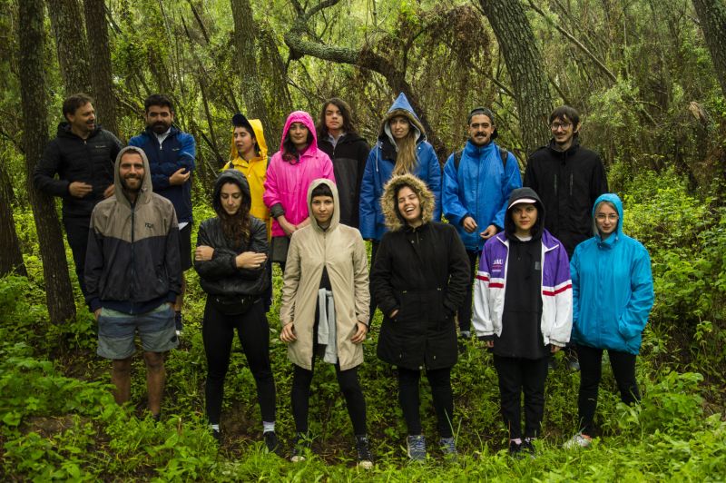 Actividad en la isla con Eduardo Basualdo.