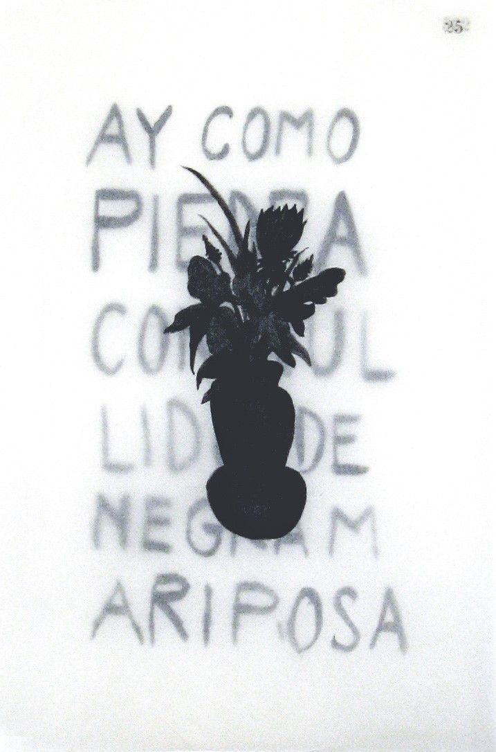 COPIADOR - Ensamble (Bustriazo Ortiz – Morisot). Acrílico sobre hojas de papel vegetal de libro Copiador superpuestas. 35 x 23 cm. 2020