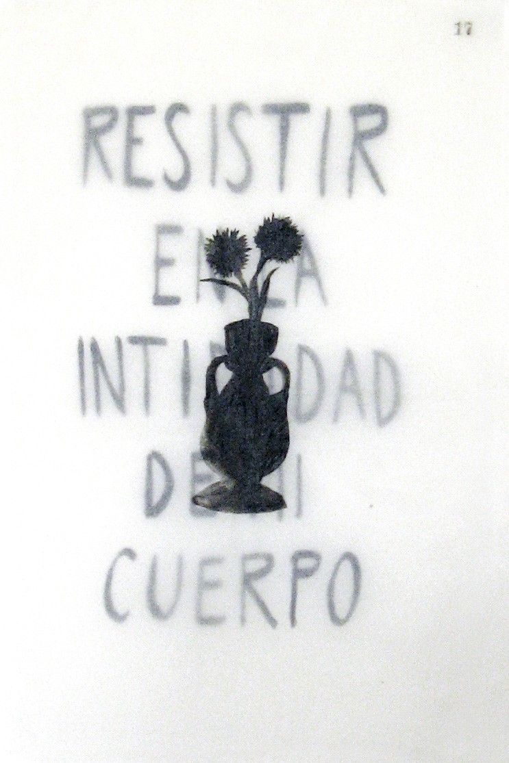 COPIADOR - Ensamble (Morales – Dalí). Acrílico sobre hojas de papel vegetal de libro Copiador superpuestas. 35 x 23 cm. 2020