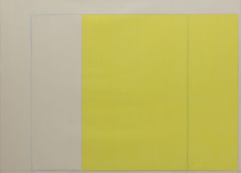 Cuadrado amarillo - Acrílico sobre tela - 145 x 200 cm - 2024  - Juan José Cambre