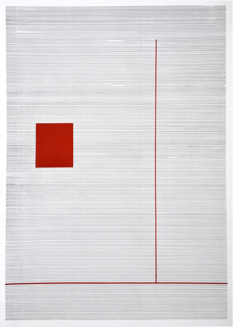 Rojo 001 - 50 x 70 cm. - 2023 - Pablo Albini