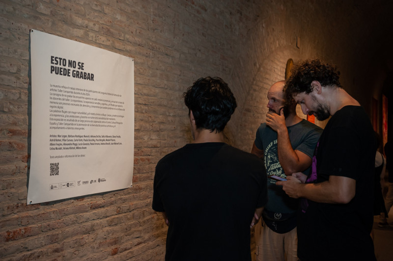 Esto no se puede grabar. Centro Cultural Parque España. Taller Compartido 2024.
