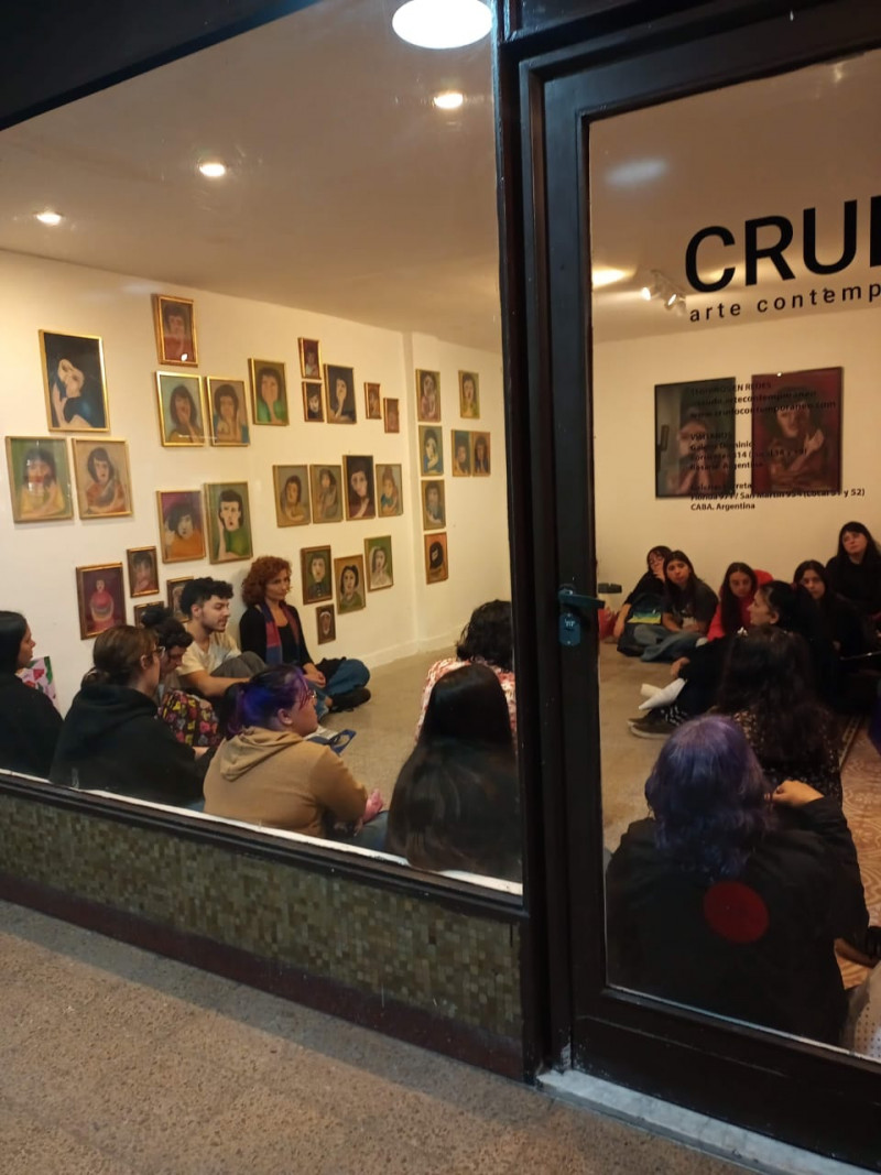 Visita de la Facultad de Bellas Artes