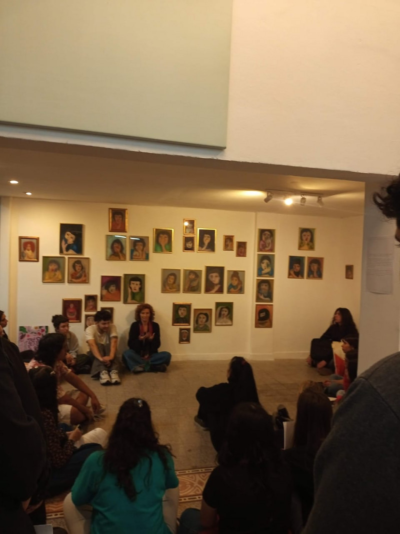 Visita de la Facultad de Bellas Artes