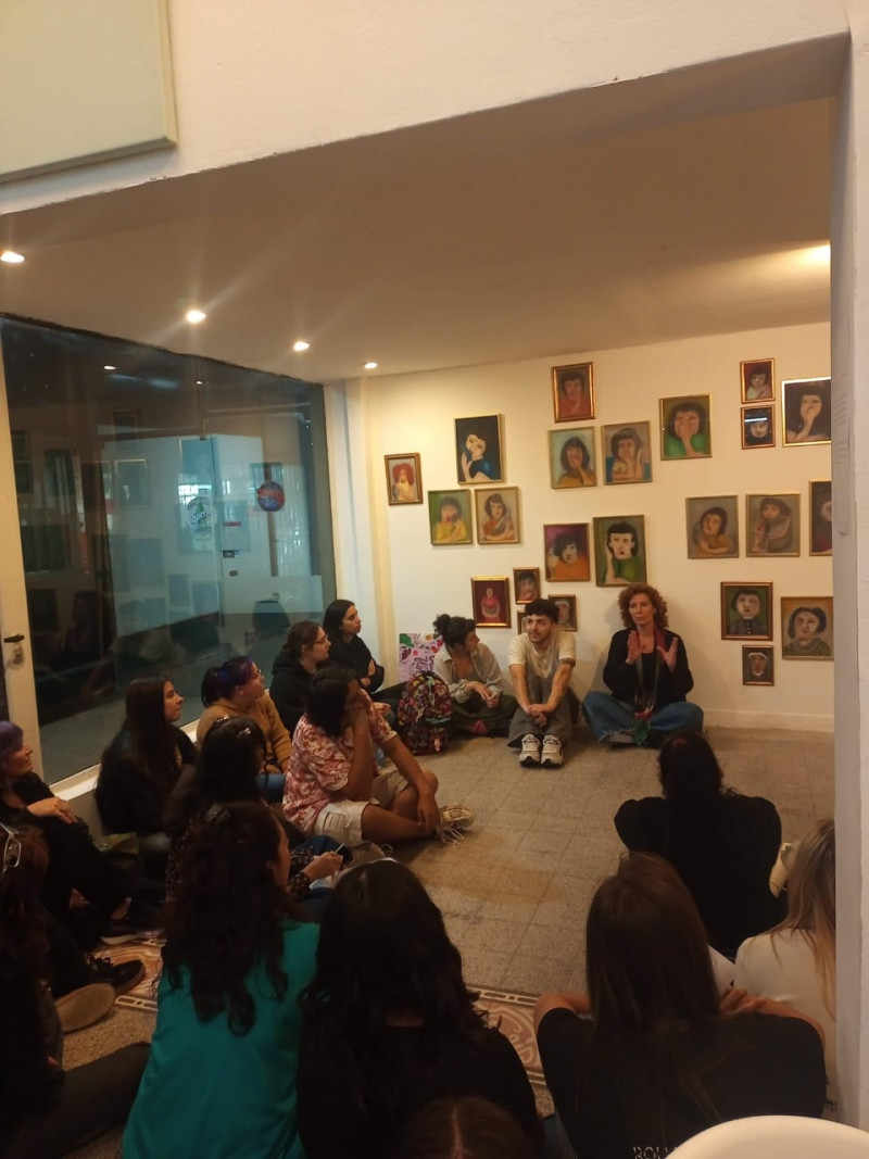 Visita de la Facultad de Bellas Artes