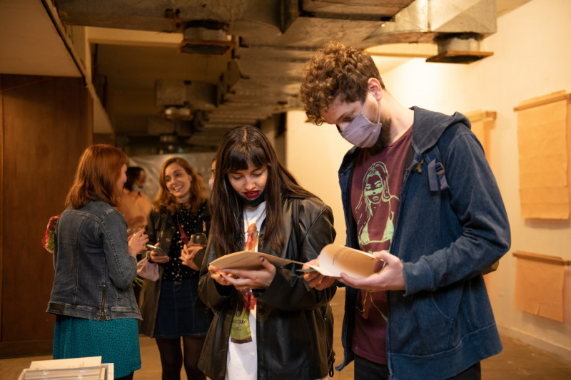 Inauguración de Diaro de una escultura y otros relatos de Julia Levstein
