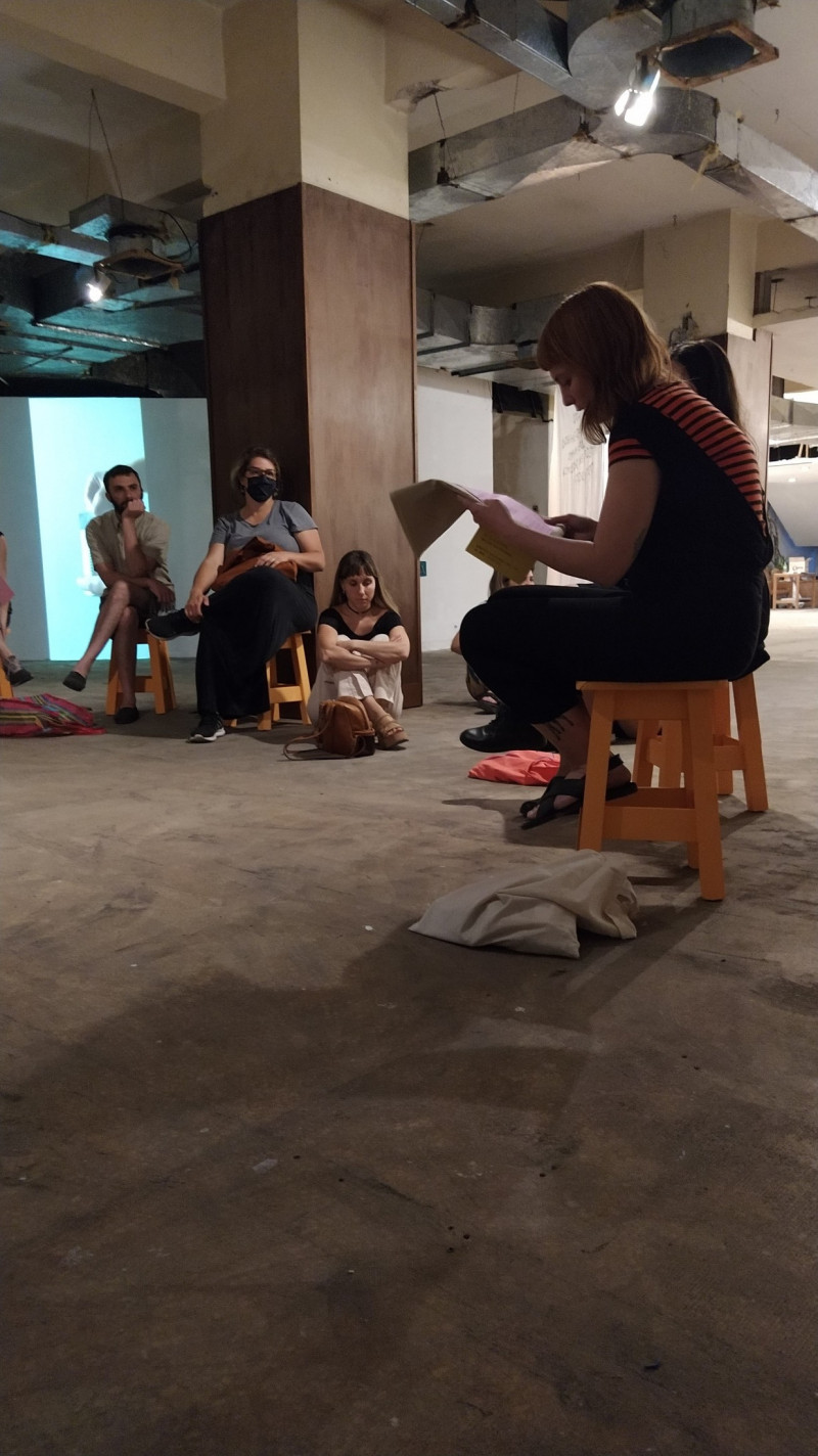 Presentación de la publicación "Diario de una escultura y otros relatos" de Julia Levstein